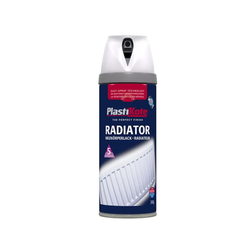 PLASTI-KOTE RADIATOR SATIN WHITE (664) 400MLS