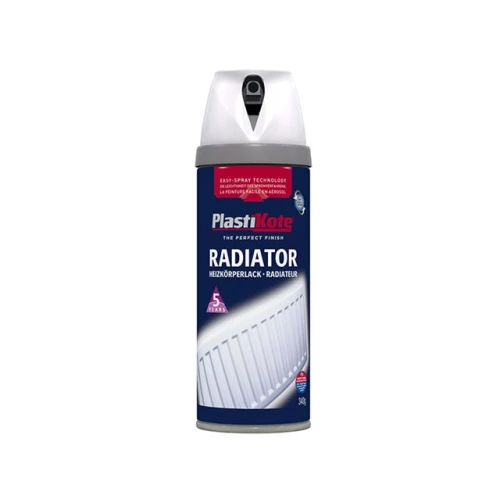 PLASTI-KOTE RADIATOR SATIN WHITE (664) 400MLS