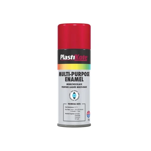 Multi Purpose Enamel Spray Paint Gloss Red 400ml