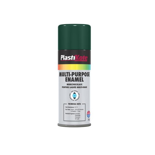 Multi Purpose Enamel Spray Paint Gloss Green 400ml