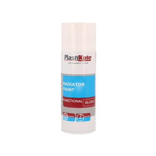 Trade Radiator Spray Paint Gloss White 400ml