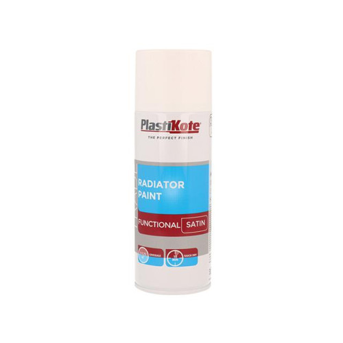 Trade Radiator Spray Paint Satin White 400ml