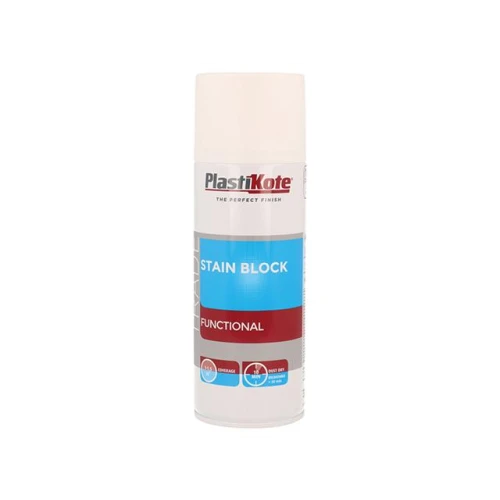 Trade Stain Block Spray Paint White 400ml