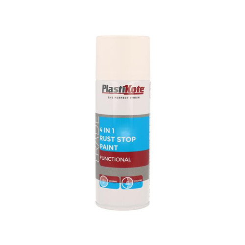 Trade 4-in-1 Rust Stop Spray Paint White 400ml