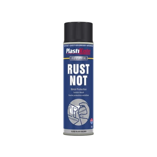 Rust Not Spray Gloss Black 500ml