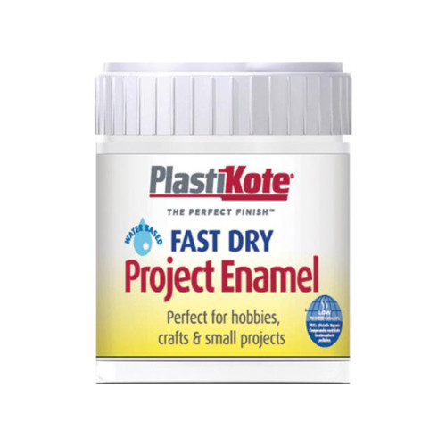 Fast Dry Enamel Paint B4 Bottle White Gloss 59ml