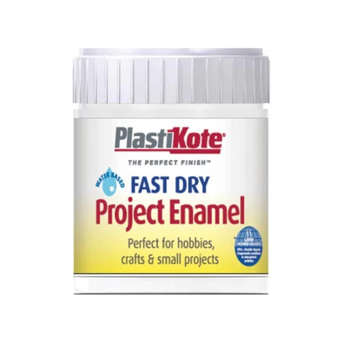 Fast Dry Enamel Paint B4 Bottle White Gloss 59ml