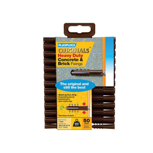 Plasplugs SBJP551 Heavy-Duty Fixings (50)