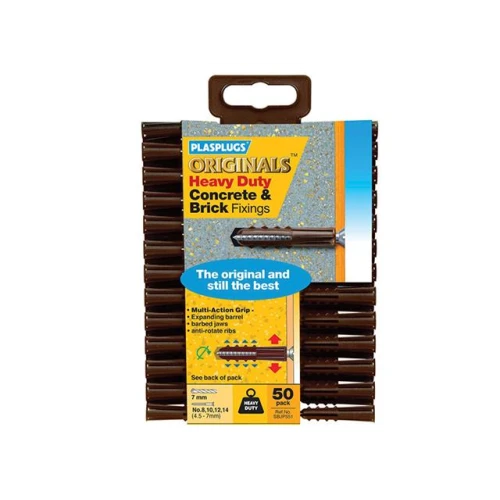 Plasplugs SBJP551 Heavy-Duty Fixings (50)