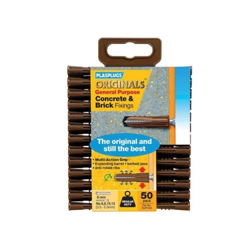 Plasplugs SGP550 Regular-Duty Fixings (50)