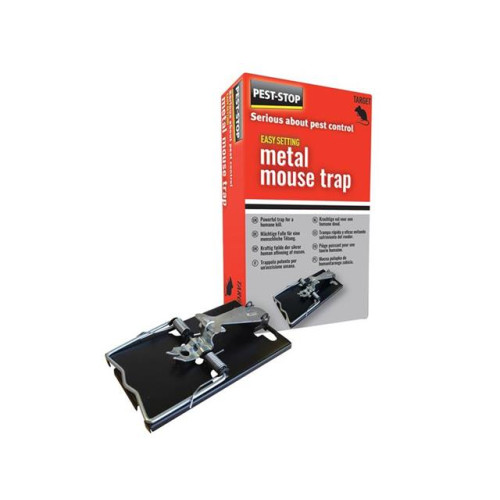 Pest Stop Easy Setting Metal Mouse Trap (Boxed)