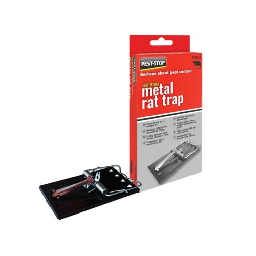 Pest Stop Easy Setting Metal Rat Trap (Boxed)
