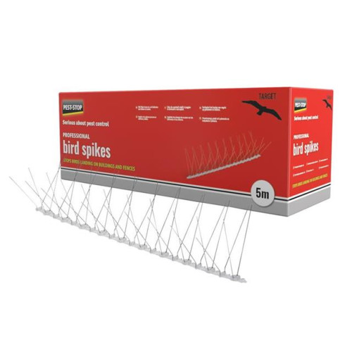Pest Stop Prof Bird Spikes 10 x 500 mm Metal Strips