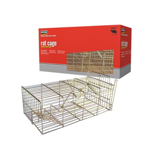 Pest Stop Rat Cage Trap 14in