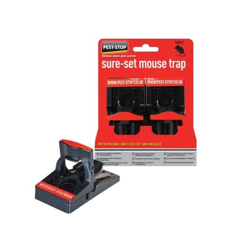 Pest Stop Sure-Set Mouse Trap Pack of 2