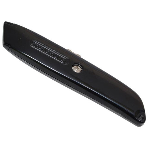 Personna Retractable Black Metal Utility Knife + 1 Blade