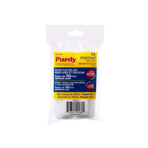 Purdy Mini White Dove⢠Sleeve 100 x 10mm (4 x 3/8in) (Pack 2)