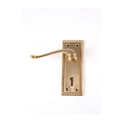 Premium Georgian Brass Lock Furniture