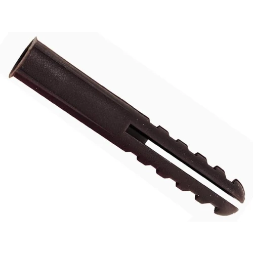 Rawlplug Brown Plastic Plugs Screw Size No.10-14 (10 x Card of 100)
