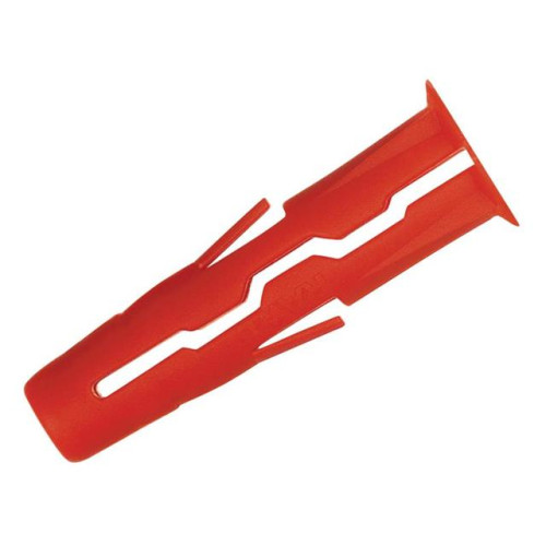Rawlplug Red Uno Plugs 6mm x 28mm Pack of 1000