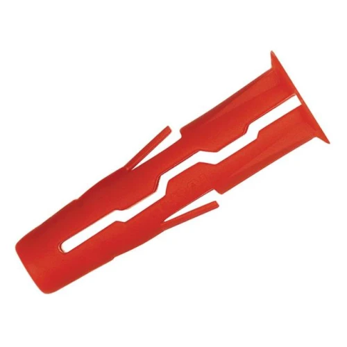 Rawlplug Red Uno Plugs 6mm x 28mm Pack of 1000
