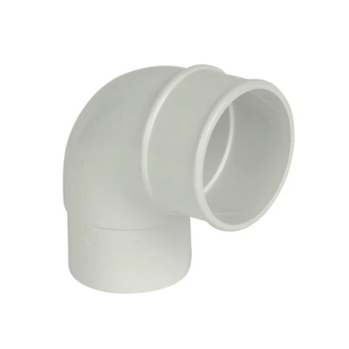 68mm 92.5Âº DOWNPIPE BEND White