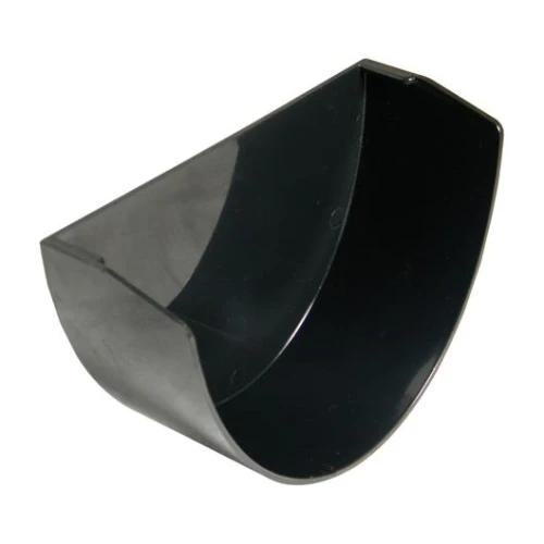 Xtraflow Gutter 170mm Internal Stop End Black