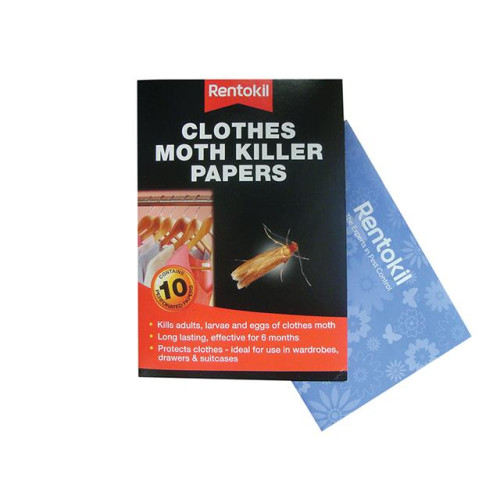 Rentokil Clothes Moth Papers (Pack of 10)