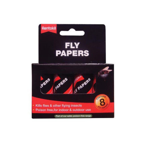 Rentokil Flypapers (Pack of 8)