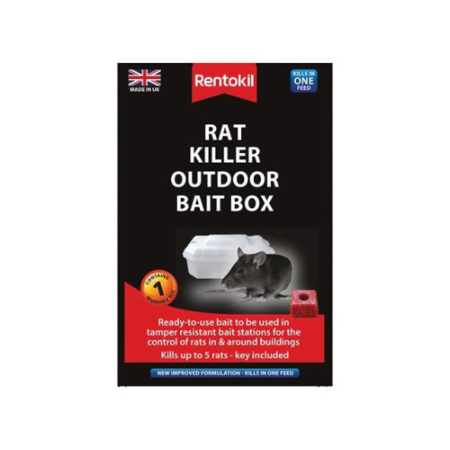 Rentokil Rat Killer Outdoor Bait Box