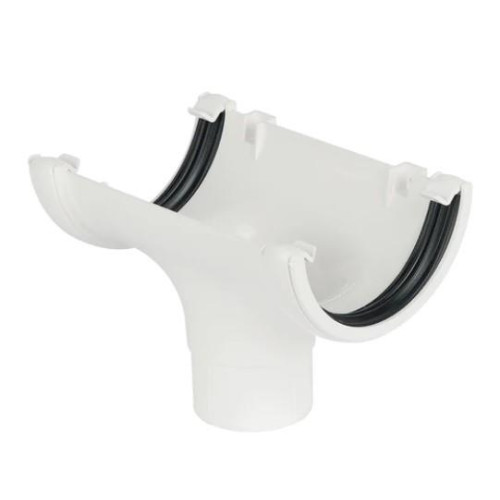 112mm Running Outlet White