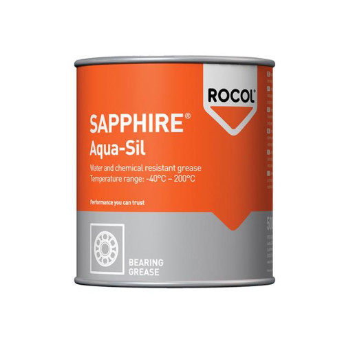Rocol SAPPHIRE Aqua-Sil Bearing Grease 500g Tin