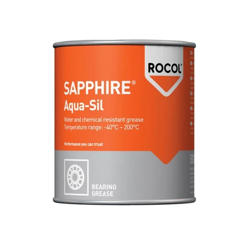 Rocol SAPPHIRE Aqua-Sil Bearing Grease 500g Tin
