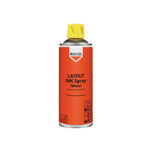 Rocol Layout Ink Spray-White 400ml