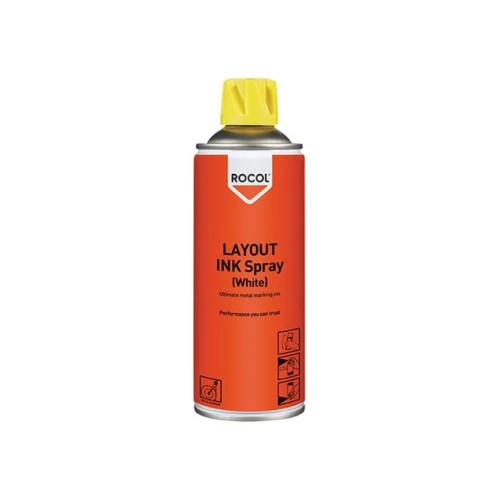 Rocol Layout Ink Spray-White 400ml