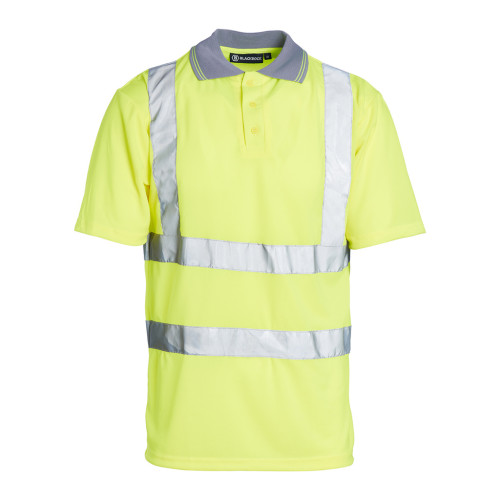 Hi-Vis Yellow Polo Shirt - XL