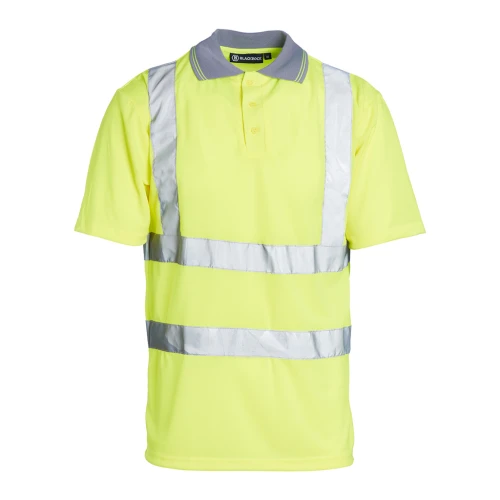 Hi-Vis Yellow Polo Shirt - Large