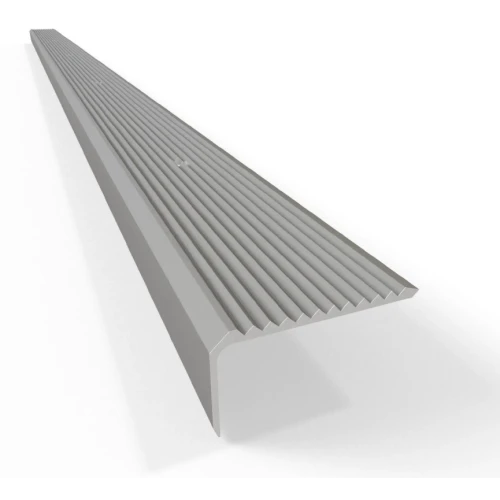 Step Edging Profile 41mm x 23mm Aluminium Silver x 1m