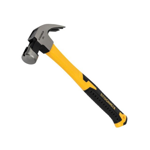 Roughneck Claw Hammer Fibreglass Shaft 567g (20oz)