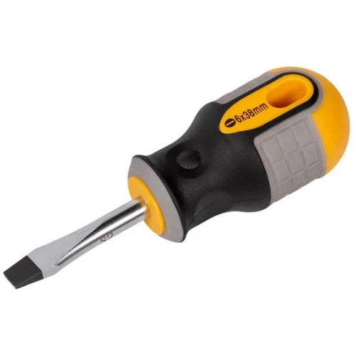 Roughneck Screwdriver Flared 8mm x 60mm Stubby