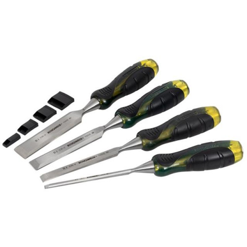 Roughneck Professional Bevel Edge Chisel Set of 4