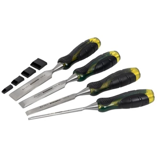 Roughneck Professional Bevel Edge Chisel Set of 4