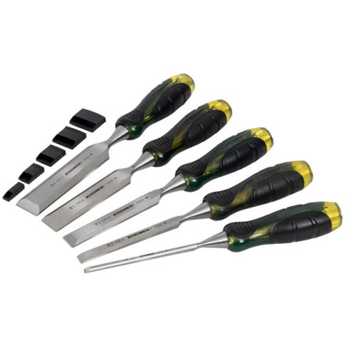 Roughneck Professional Bevel Edge Chisel 5 Piece Set 6mm, 13mm, 19mm, 25mm & 32mm