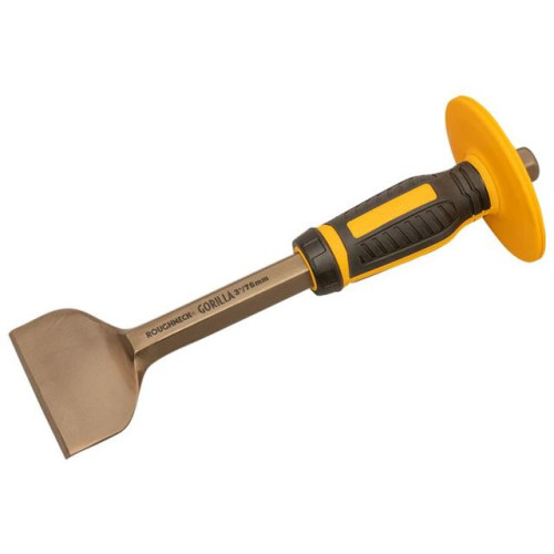 Roughneck Gorilla Brick Bolster with Non-Slip Hand Guard 76 x 279mm (3 x 11in)