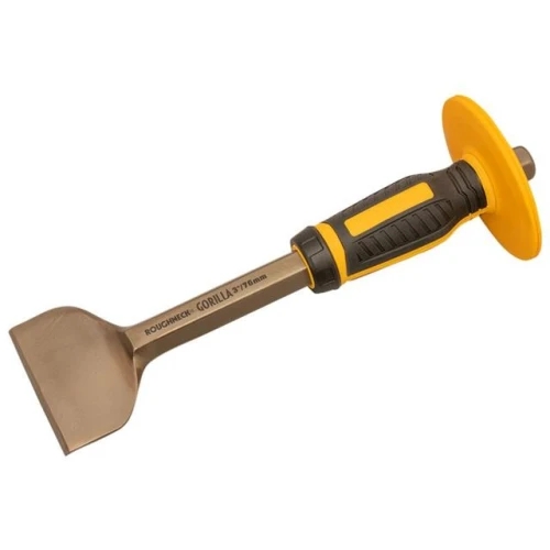 Roughneck Gorilla Brick Bolster with Non-Slip Hand Guard 76 x 279mm (3 x 11in)