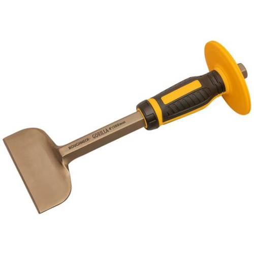 Roughneck Gorilla Brick Bolster with Non-Slip Hand Guard 102 x 279mm (4 x 11in)