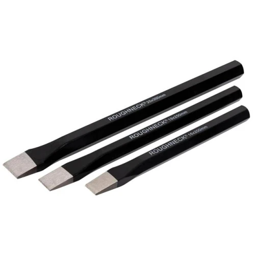 Roughneck Cold Chisel 3 Piece Set 200mm, 250mm & 300mm