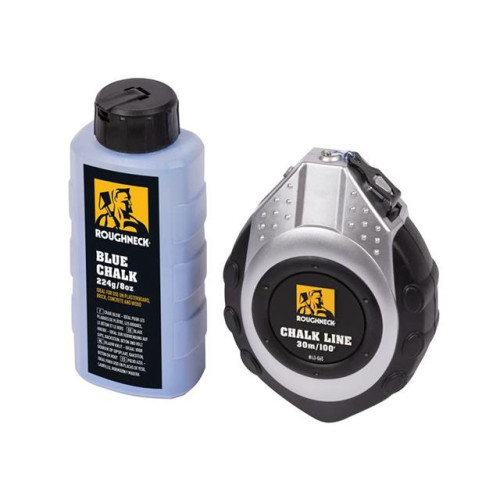Roughneck 30m Chalk Line & Blue Chalk