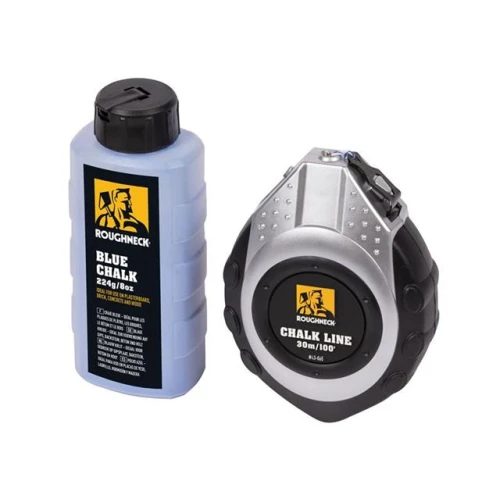 Roughneck 30m Chalk Line & Blue Chalk