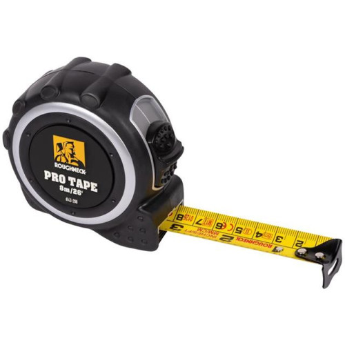 Roughneck Tape Measure 8m / 26ft (Width 25mm)